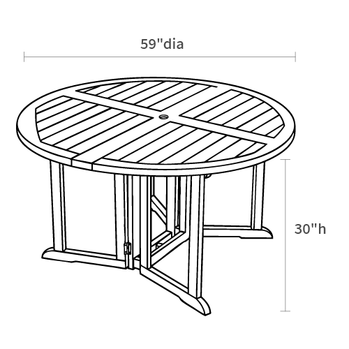 Product dimensions diagram showing front, side, and depth measurements